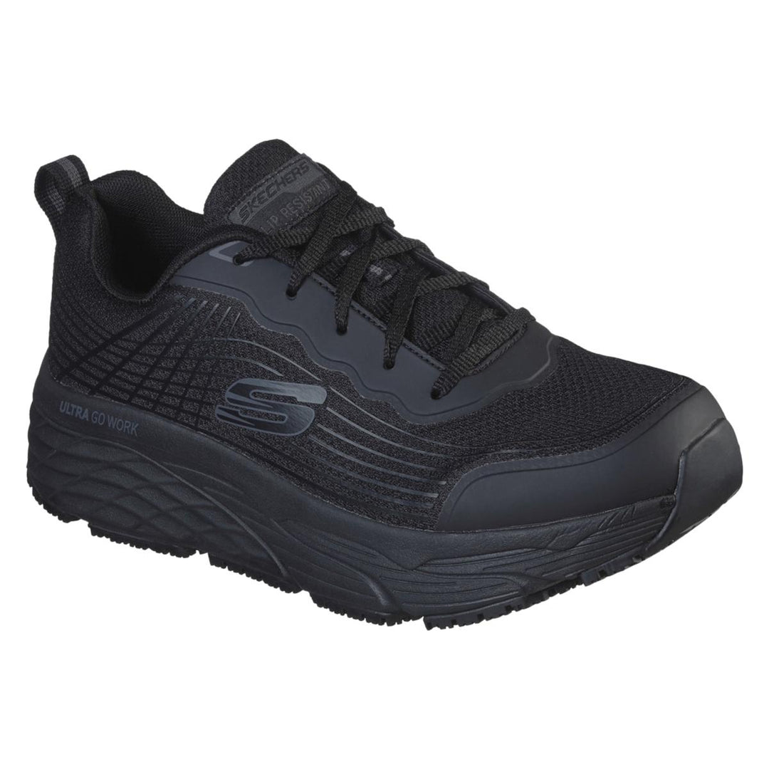 Skechers Workwear Skechers Work Relaxed Fit Max Cushioning Elite Trainer Black