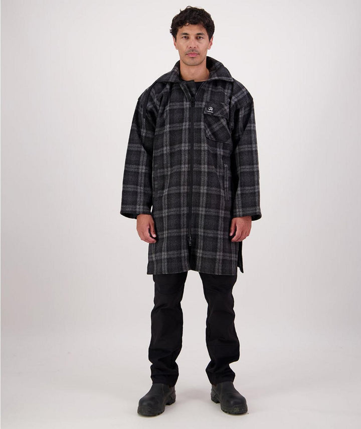 Swanndri Men's Mosgiel Wool Bushshirt with Zip-up Front