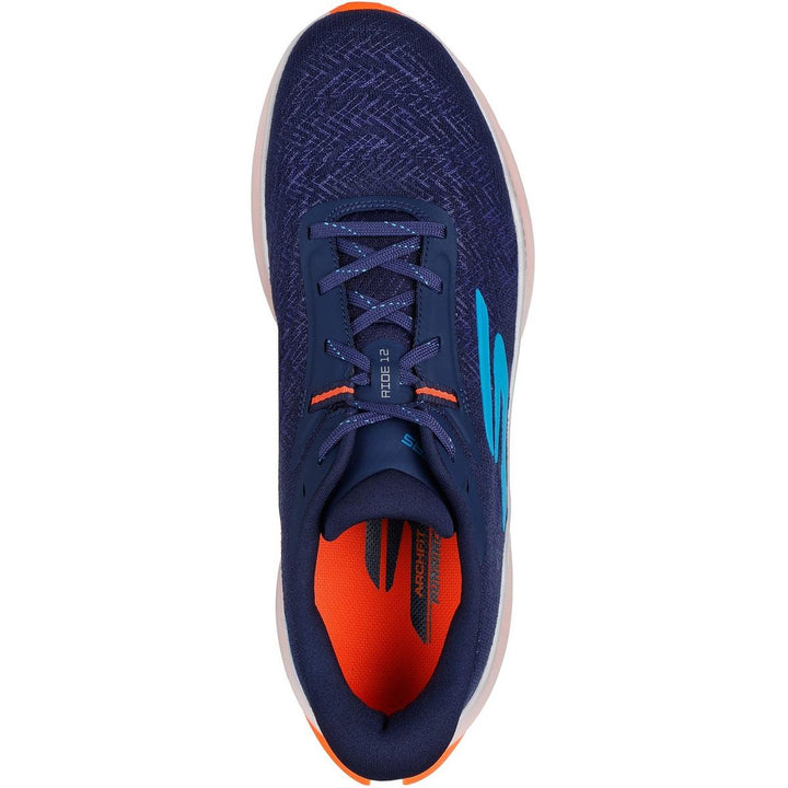 Skechers Performance GO RUN Ride 12 Trainer Navy/Orange – view 3
