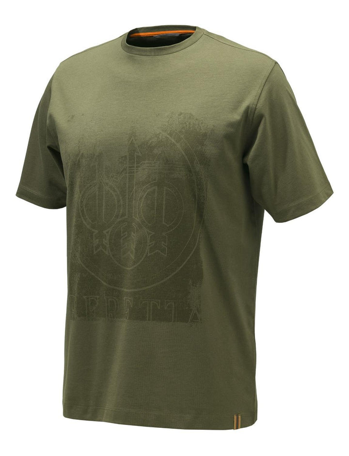 Beretta Logo T-Shirt Dark Olive – view 3