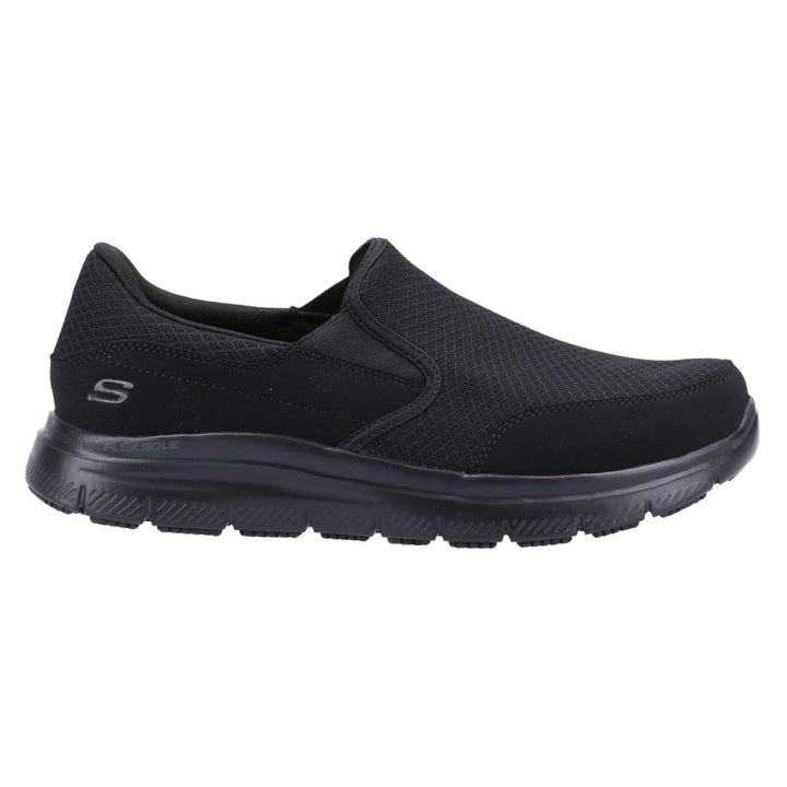 Skechers Workwear McAllen Wide Slip Resistant Occupational Shoe Black