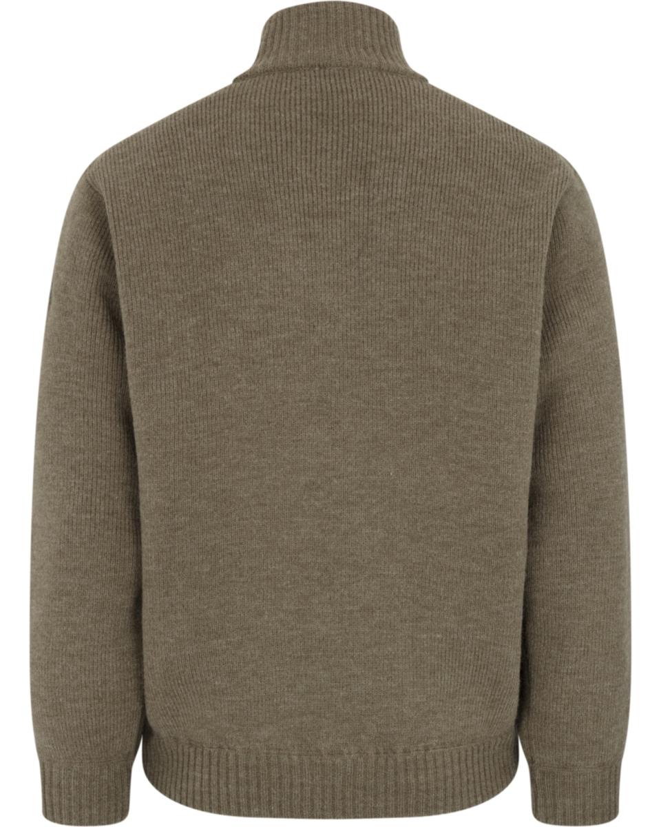 Hoggs of Fife Hebrides II Zip Neck Windproof Pullover - Mead