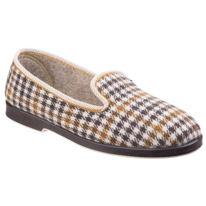 GBS Everett Check Slipper