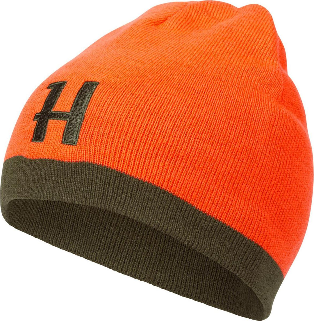 Harkila Härkila reversible beanie Willow green/Orange