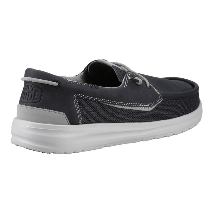 HEYDUDE Welsh Grip Classic Mesh Shoes Black/Storm Gray