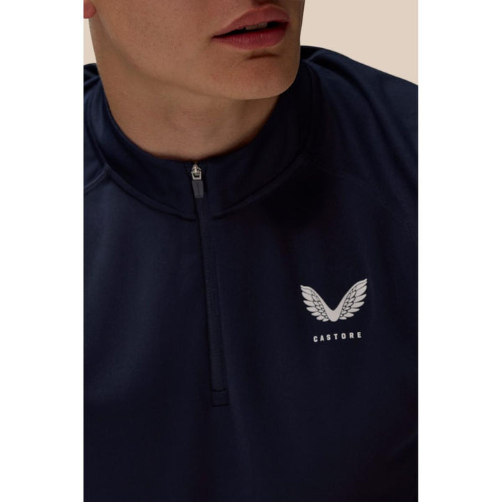 Castore Adapt Training 1/4 Zip Top Midnight Navy/White