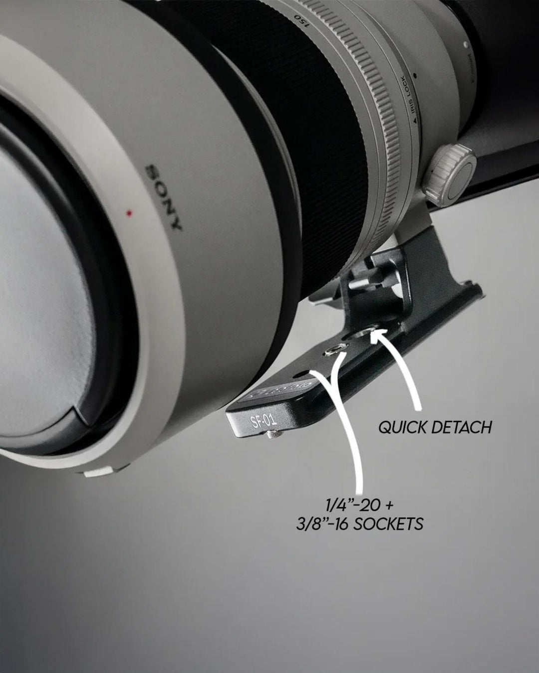 Leofoto SF-01 Arca-Swiss Replacement Lens Foot for Sony FE
