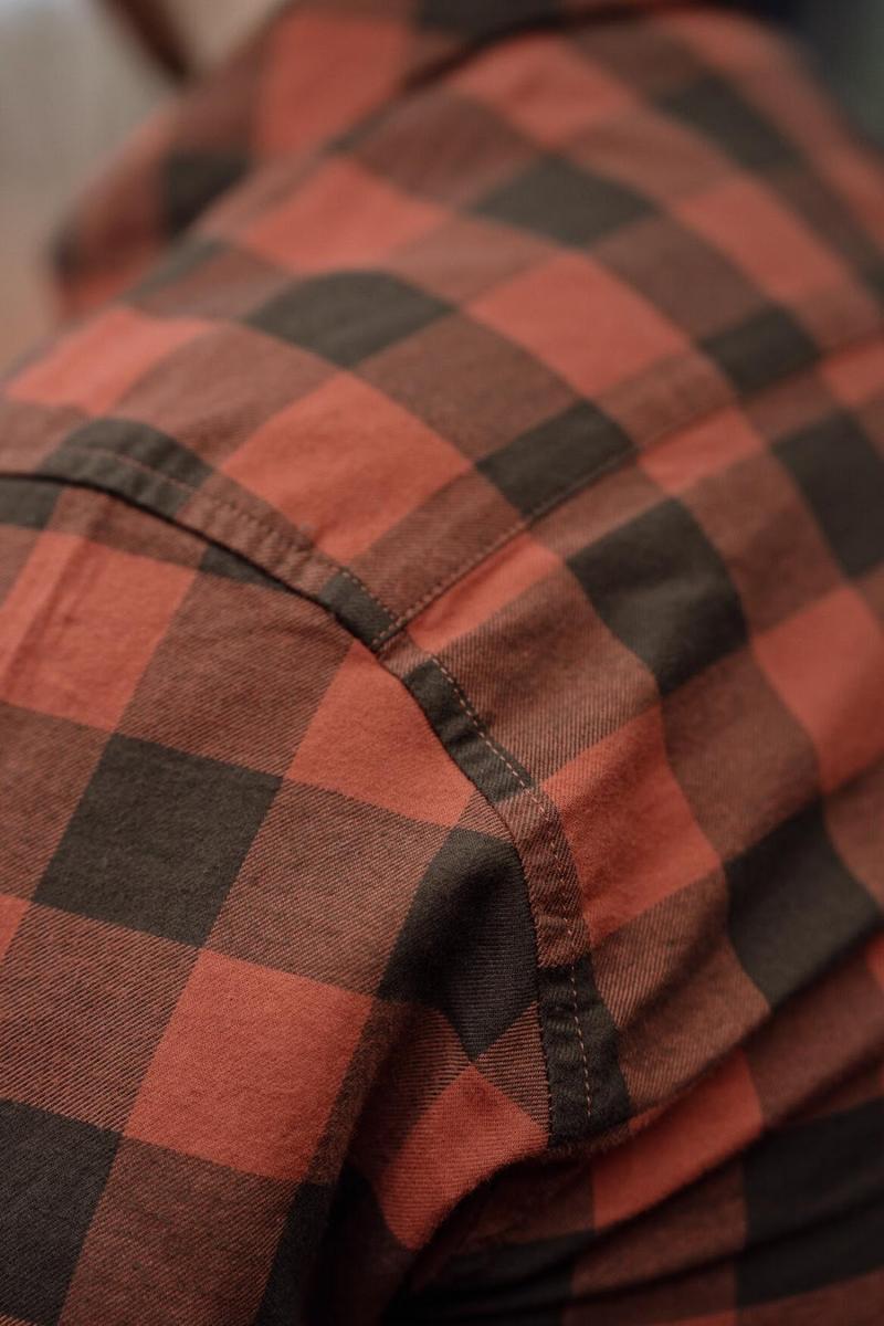 Harkila Härkila Scandinavian L/S shirt Autumn orange check