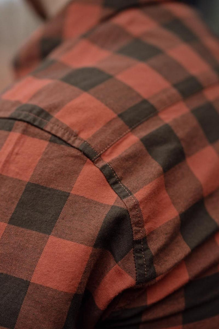 Harkila Härkila Scandinavian L/S shirt Autumn orange check