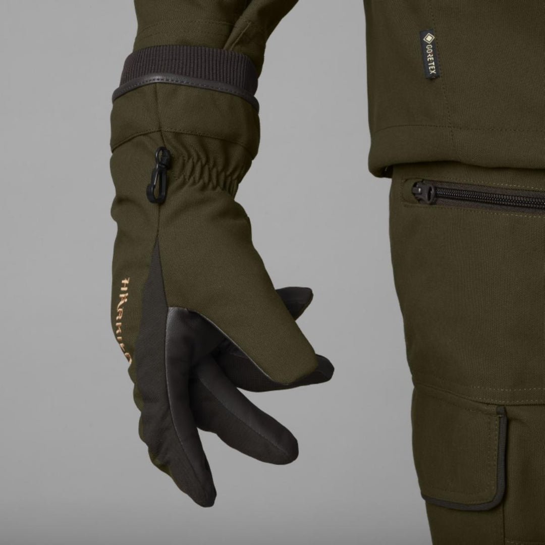 Härkila Pro Hunter GTX Gloves Willow Green/Shadow Brown