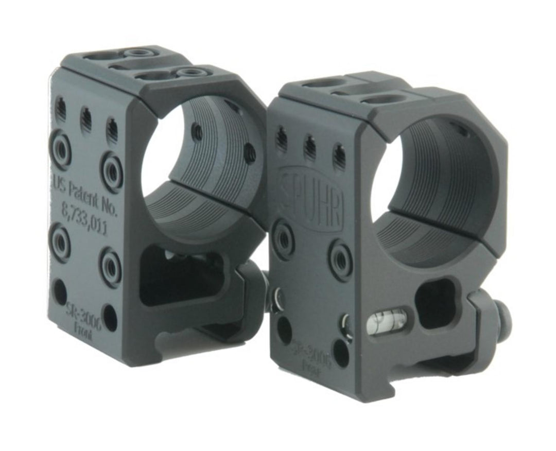 Spuhr SR-3006 30mm High (34mm) Two Piece Picatinny Scope Rings