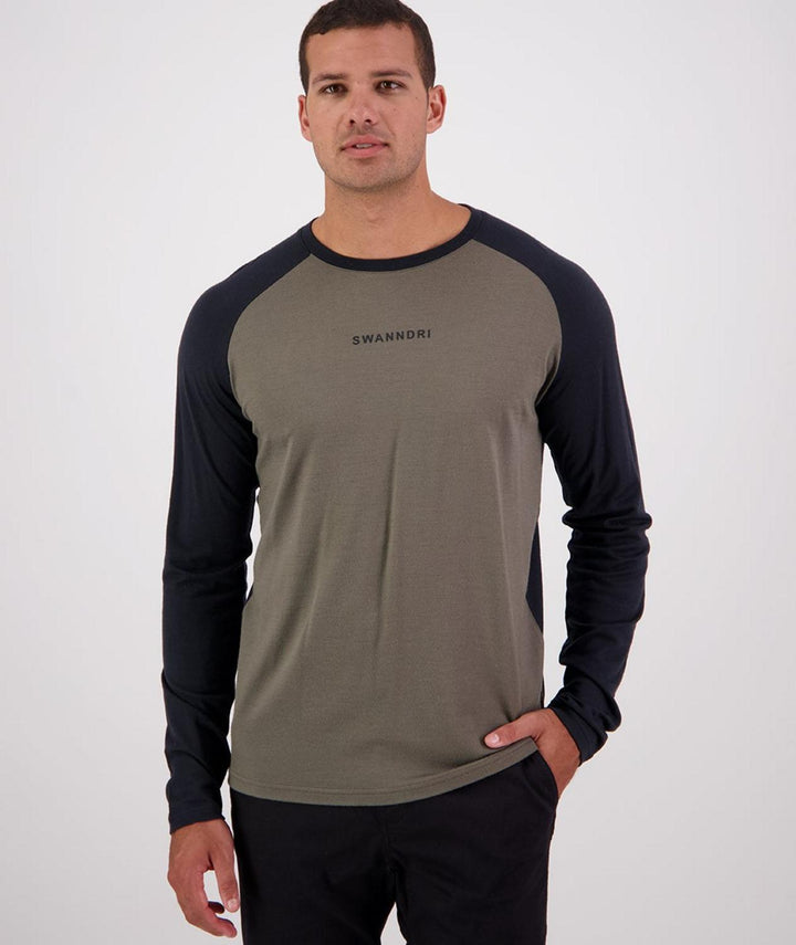 Swanndri Men's Carlton Long Sleeve Merino T-Shirt