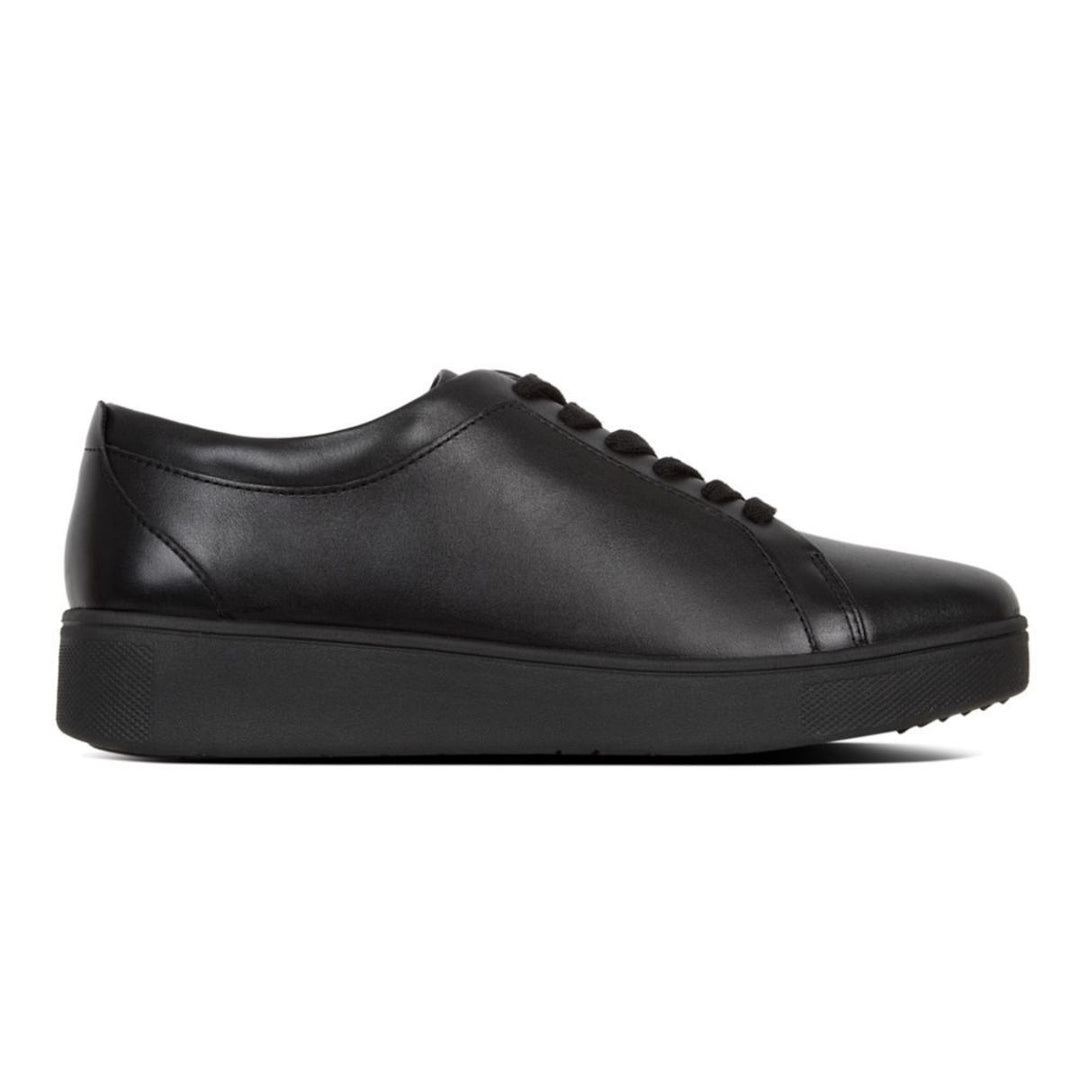 Fit Flop Rally Leather Trainers Black