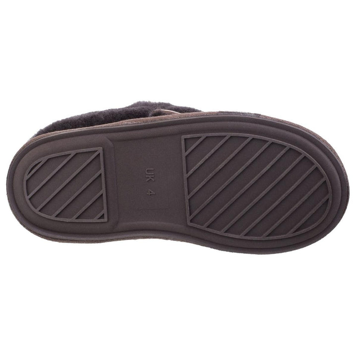 Cotswold Wotton Sheepskin Bootie Chocolate
