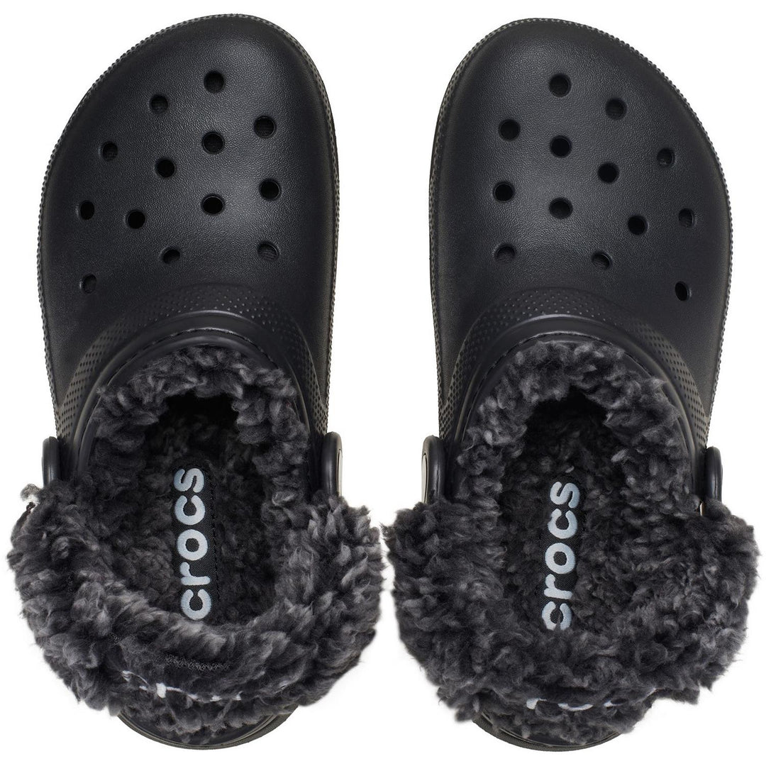 Classic Fleece Lined Clog Toddler Black