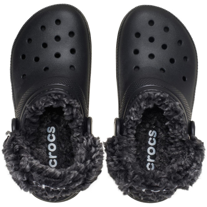 Classic Fleece Lined Clog Toddler Black
