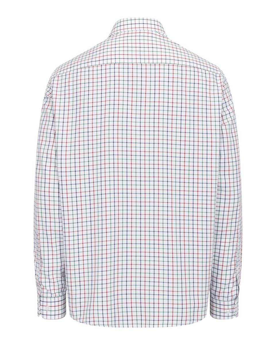 Hoggs of Fife Fernie Bamboo Shirt - Green/Red/Navy