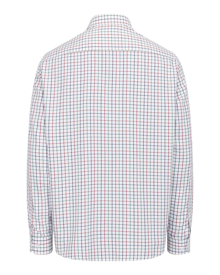 Hoggs of Fife Fernie Bamboo Shirt - Green/Red/Navy