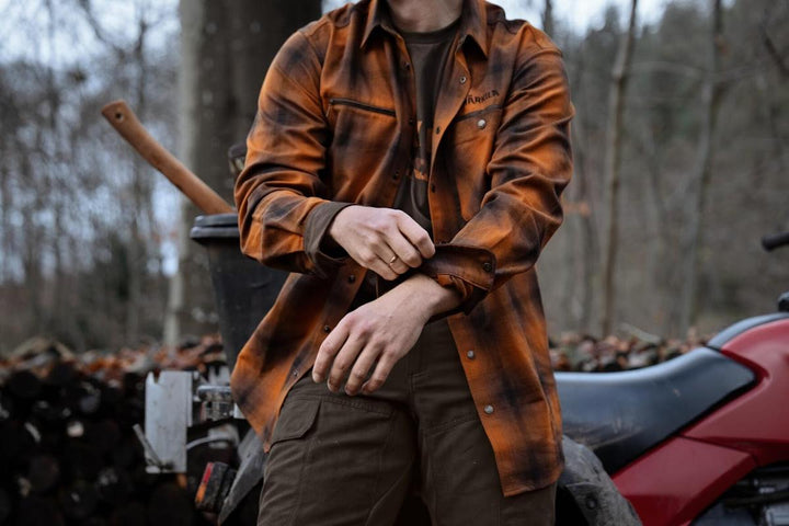 Harkila Folke L/S shirt Maple check