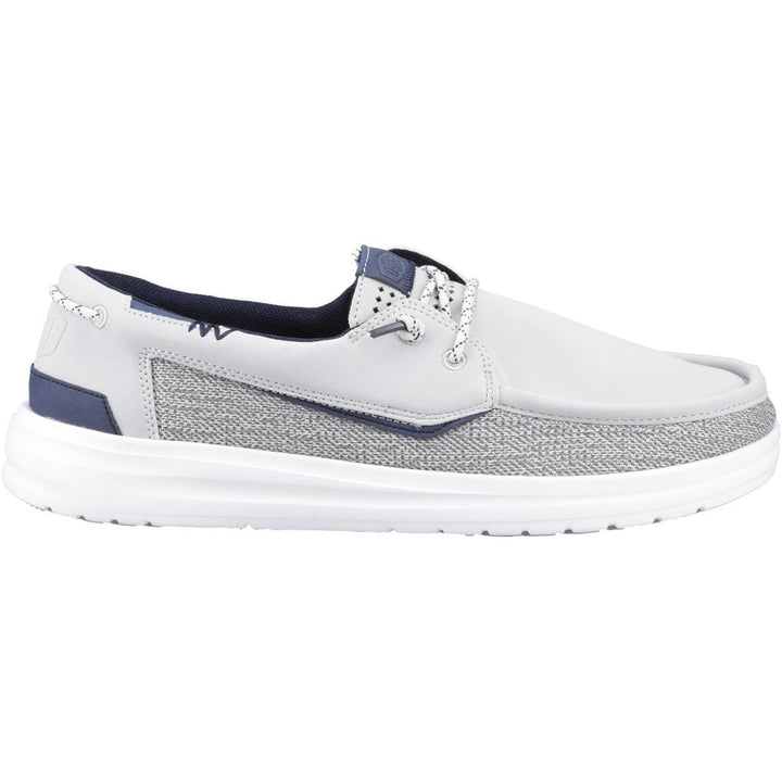 HEYDUDE Welsh Grip Classic Mesh Shoes Storm Gray/Navy Blazer
