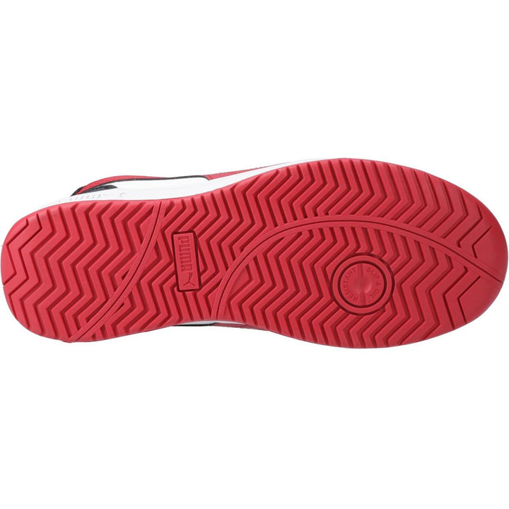 Puma Safety Frontcourt Low Trainer Black / White / Red