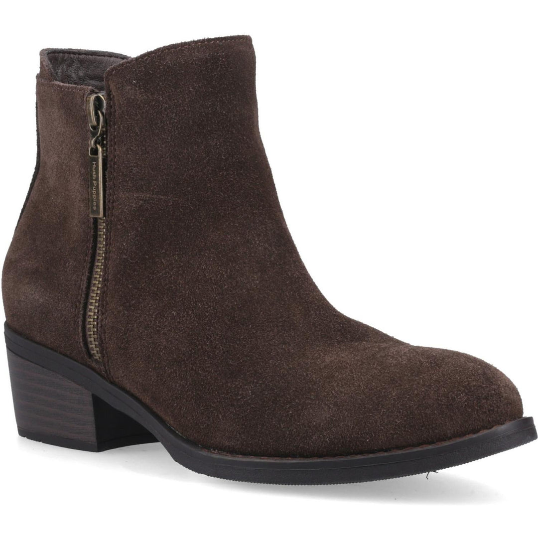 Ingrid Zip Boot Chocolate