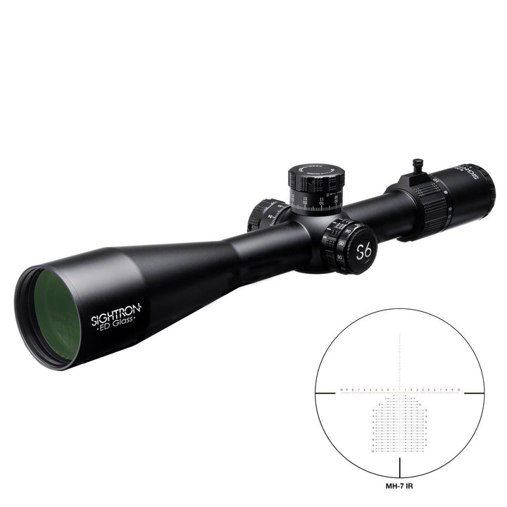 Sightron S6 5-30x56 ED FFP Illuminated MH-7 Rifle Scope