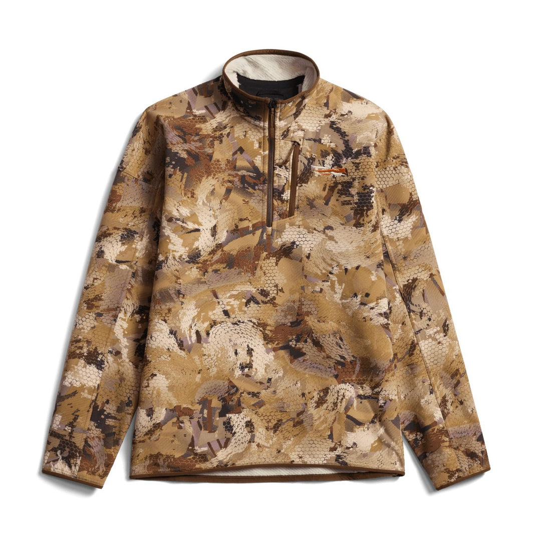 Sitka Alpha Fleece 1/4 Zip Pullover Optifade Marsh