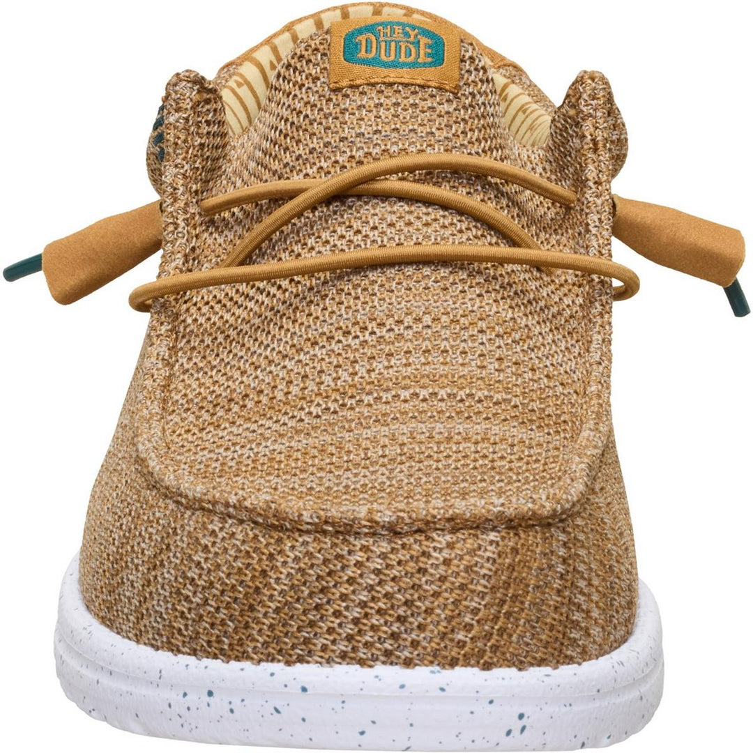 HEYDUDE Wally Stretch Sox Slip on Shoe Bone Brown/Multi