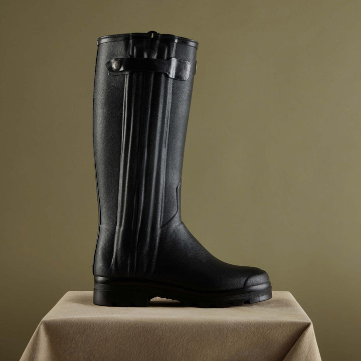 Le Chameau Men's Chasseur Leather Lined Wellington Boot