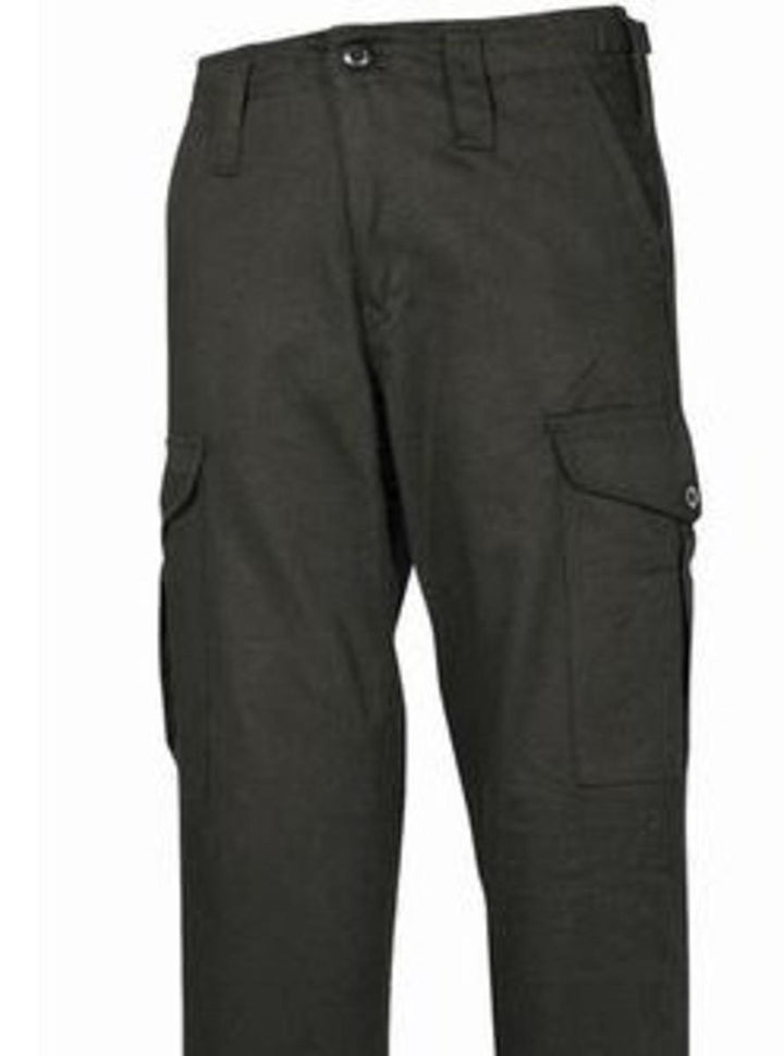 Mil-Com 6 Pocket Combat Trousers Black - Heavyweight Cotton – view 2