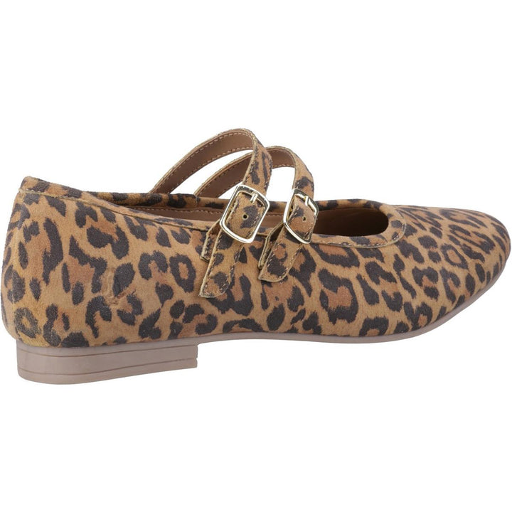 Hush Puppies Nancy Mary Jane Ballet Leopard – view 2