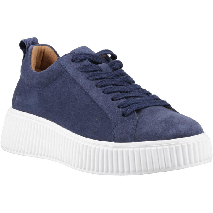 Hush Puppies Harlow Suede Sneaker Indigo