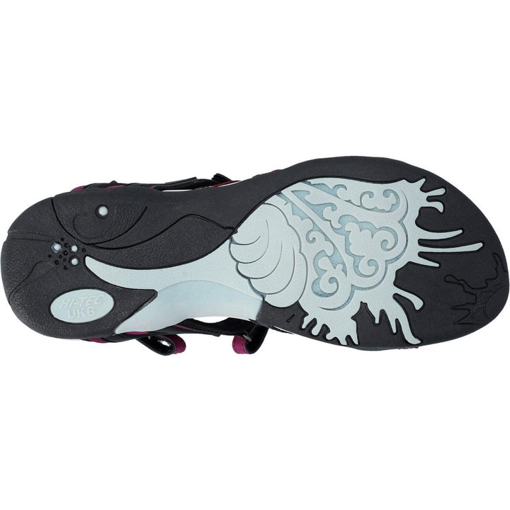 Hi-Tec Savanna II Sandal Cherry Lacquer/Black