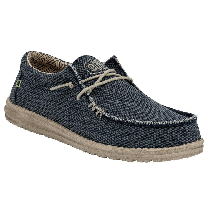 HEYDUDE Wally Braided Slip on Shoe Blue Night