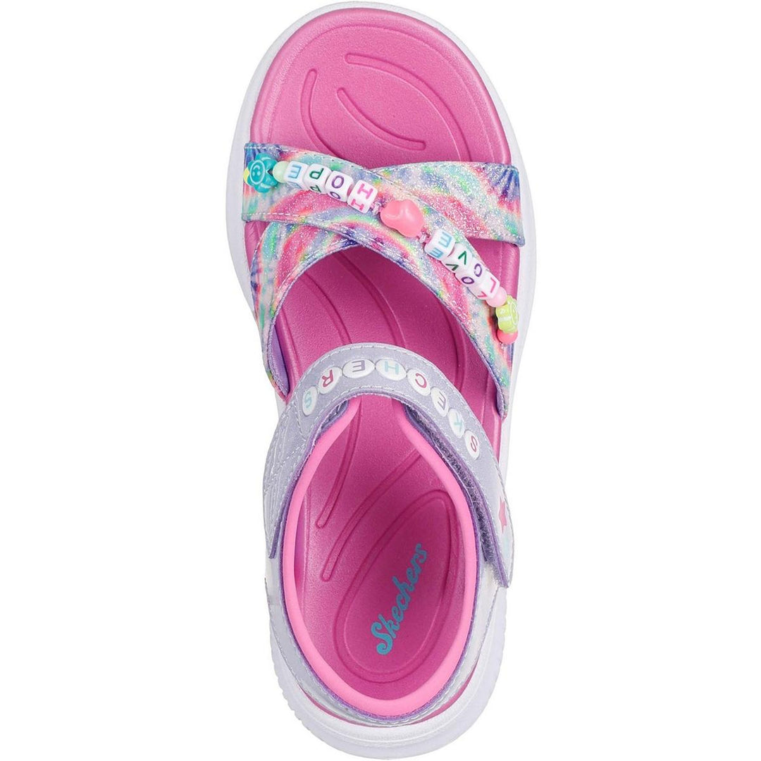 Skechers Jumpsters Tie Dye BFFs Sandal Lavender/Multi