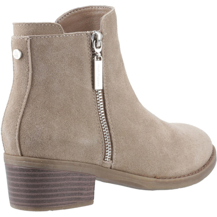 Ingrid Zip Boot Taupe