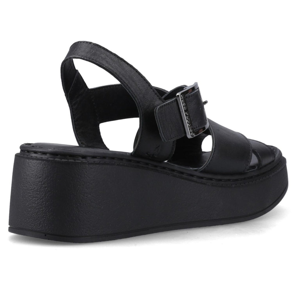 Bretta Wedge Sandal Black – view 2