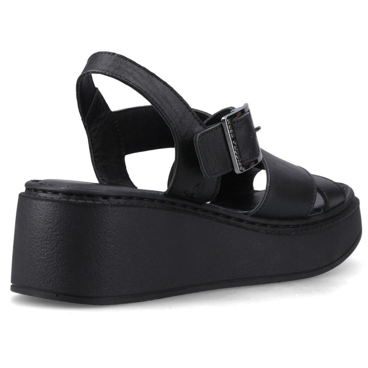 Bretta Wedge Sandal Black