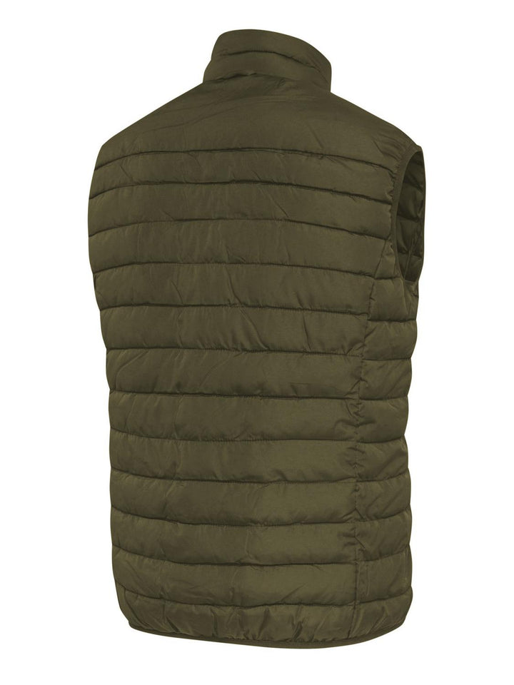 Beretta Pursuit 2 in 1 inner quilted gilet in olive green, rear three-quarter view
