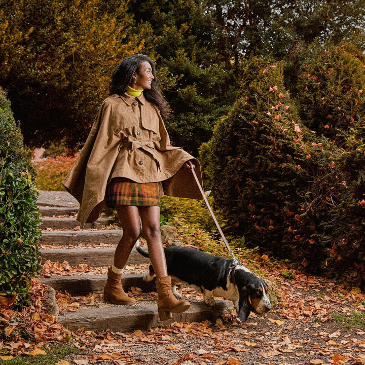 Flora Ruched Boot TAN