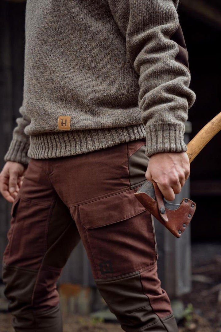 Harkila Härkila Scandinavian trousers Blodstone red/Shadow