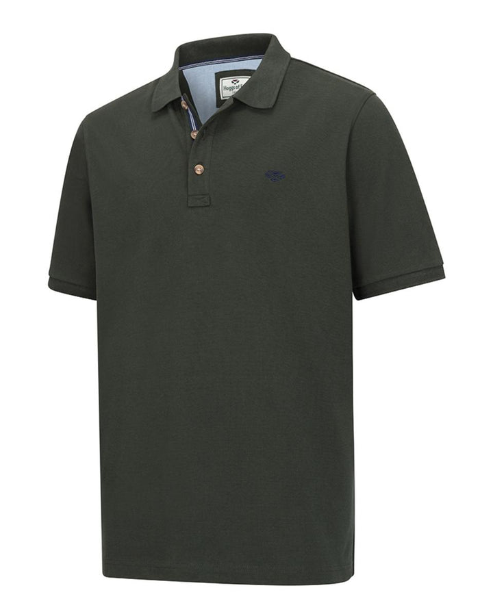 Hoggs of Fife Newton Pique Polo Shirt - Forest