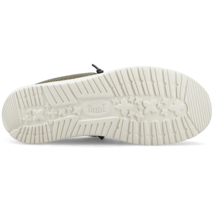 HEYDUDE Wally Braided Slip on Shoe Burnt Olive/Delicioso
