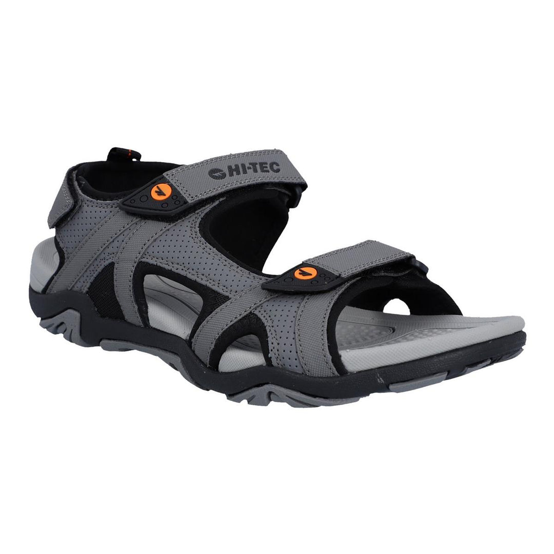 Hi-Tec Crater Sandal Steel Grey/Black/Orange