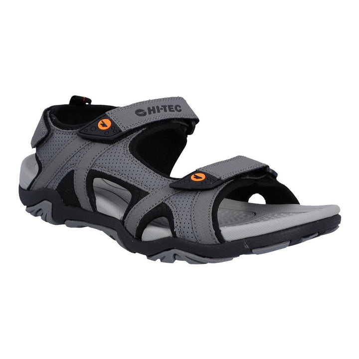 Hi-Tec Crater Sandal Steel Grey/Black/Orange