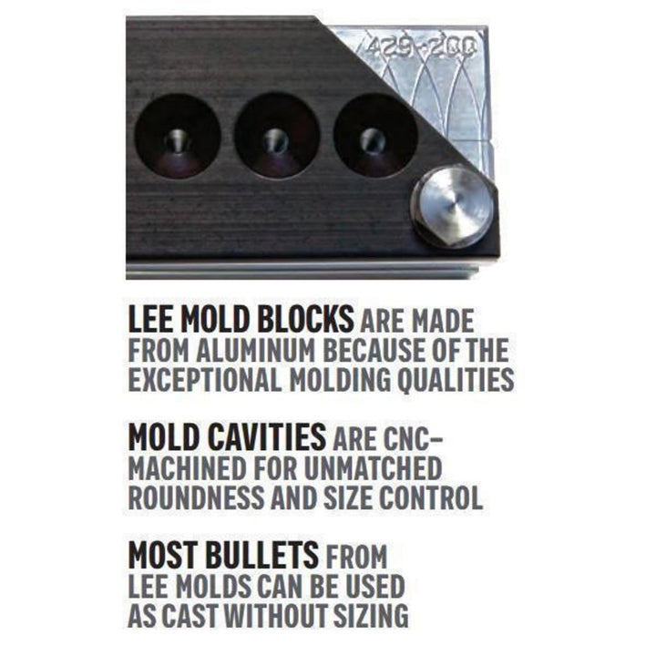 Lee Precision Improved Minie Bullet Mould .540 415gr, Single Cavity