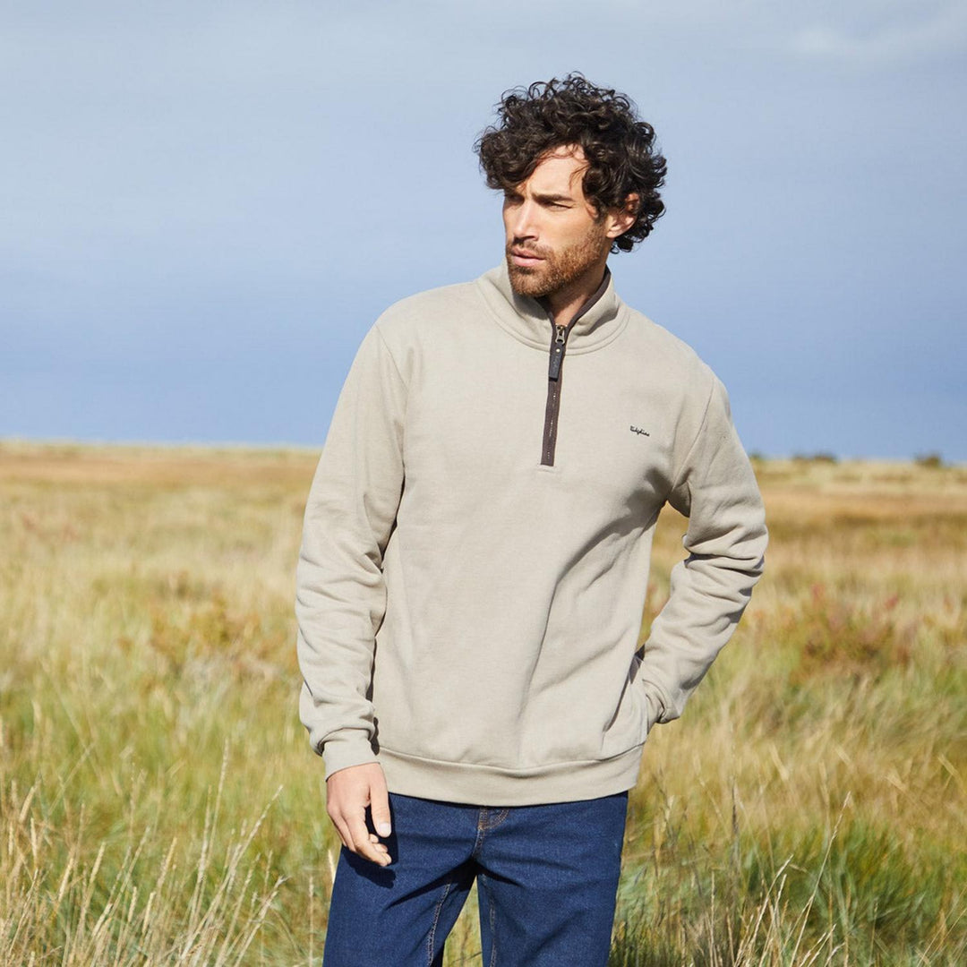 Ridgeline Mens Brancaster Quarter Zip Top – view 30