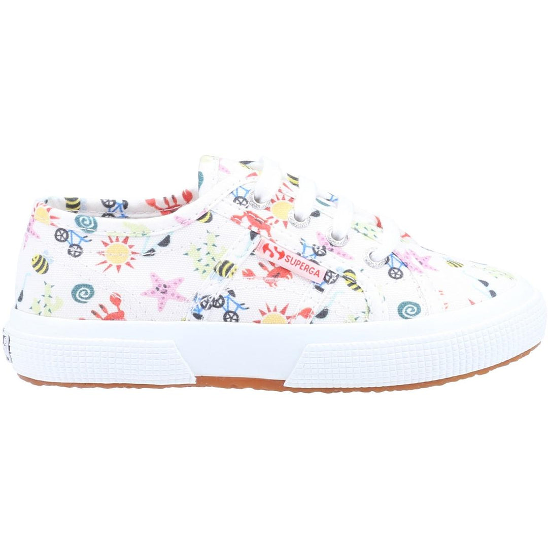 Superga 2750 Fantasy Canvas Shoe - White Seastar Print