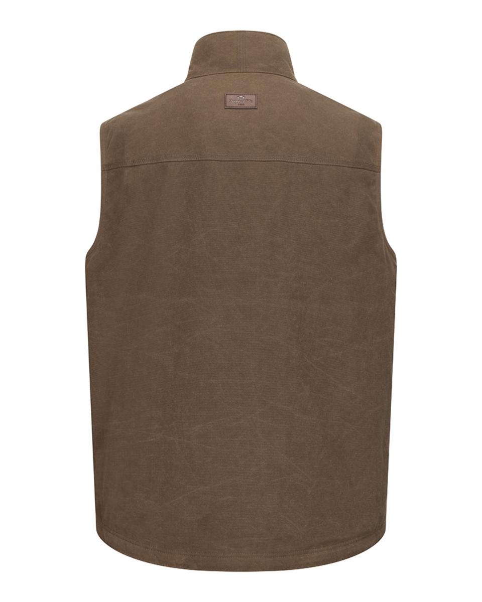 Hoggs of Fife Balfour Waxed Canvas Gilet – view 2
